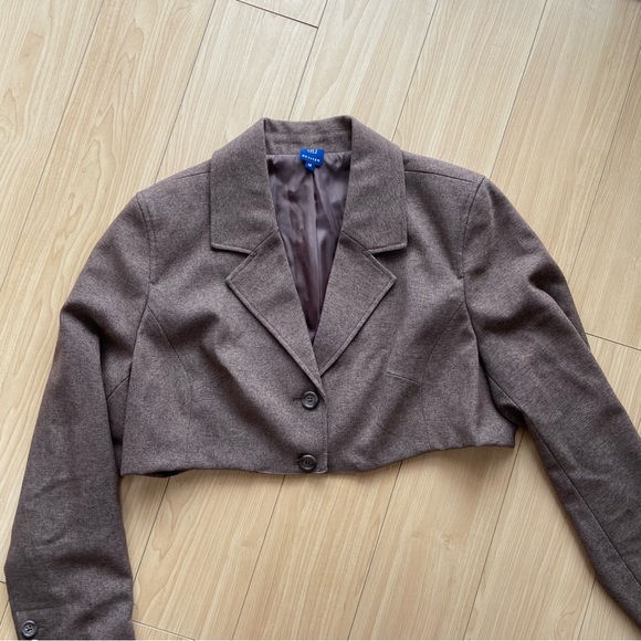 Reworked Cropped Blazer -Size S/M - Picture 2 of 7